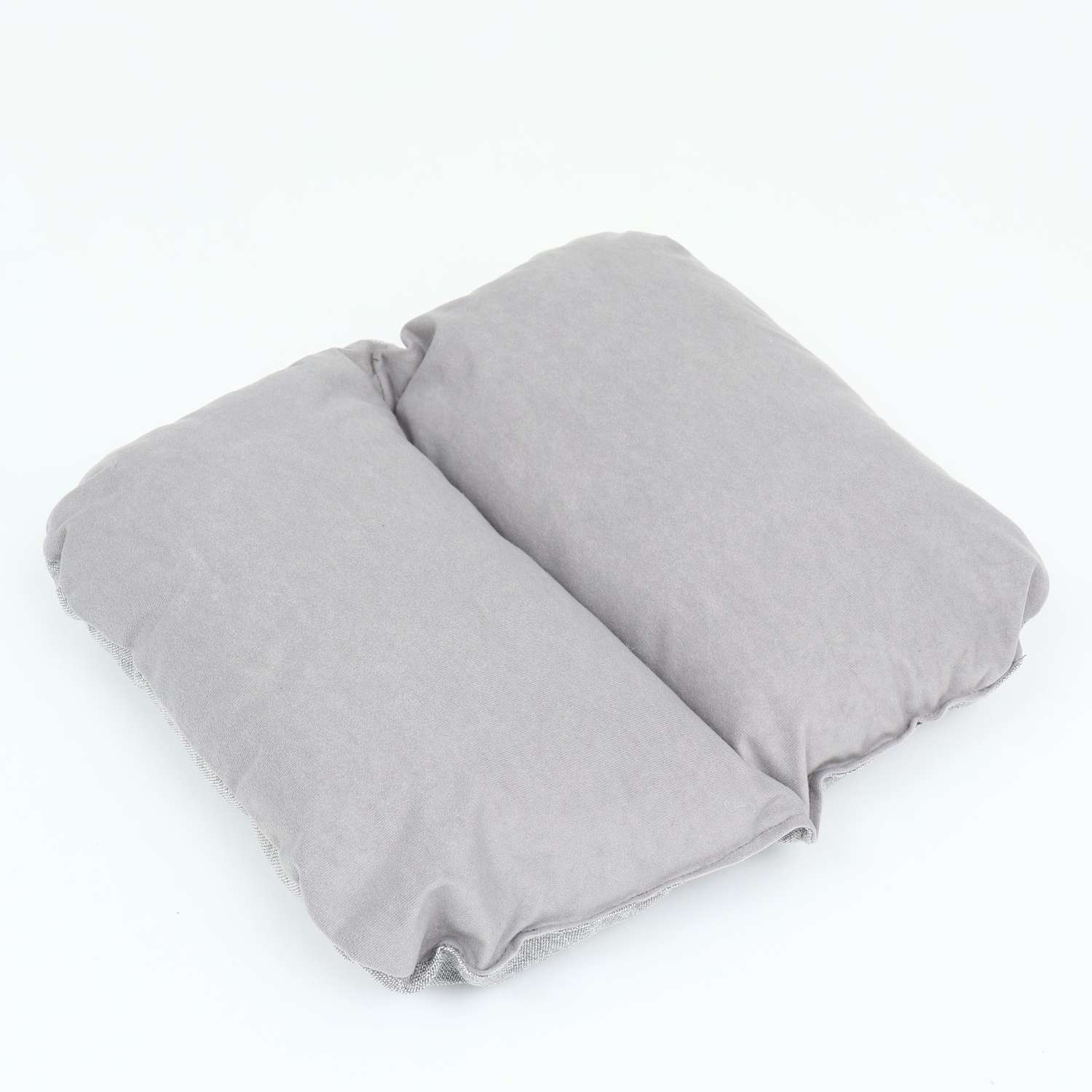 Лежак Пижон с подушкой рогожка вельвет 50х40х23 см серый - фото 7