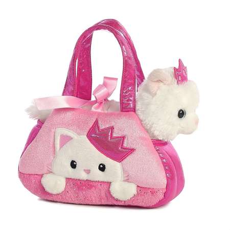Мягкая игрушка Aurora Кошка в сумке переноске