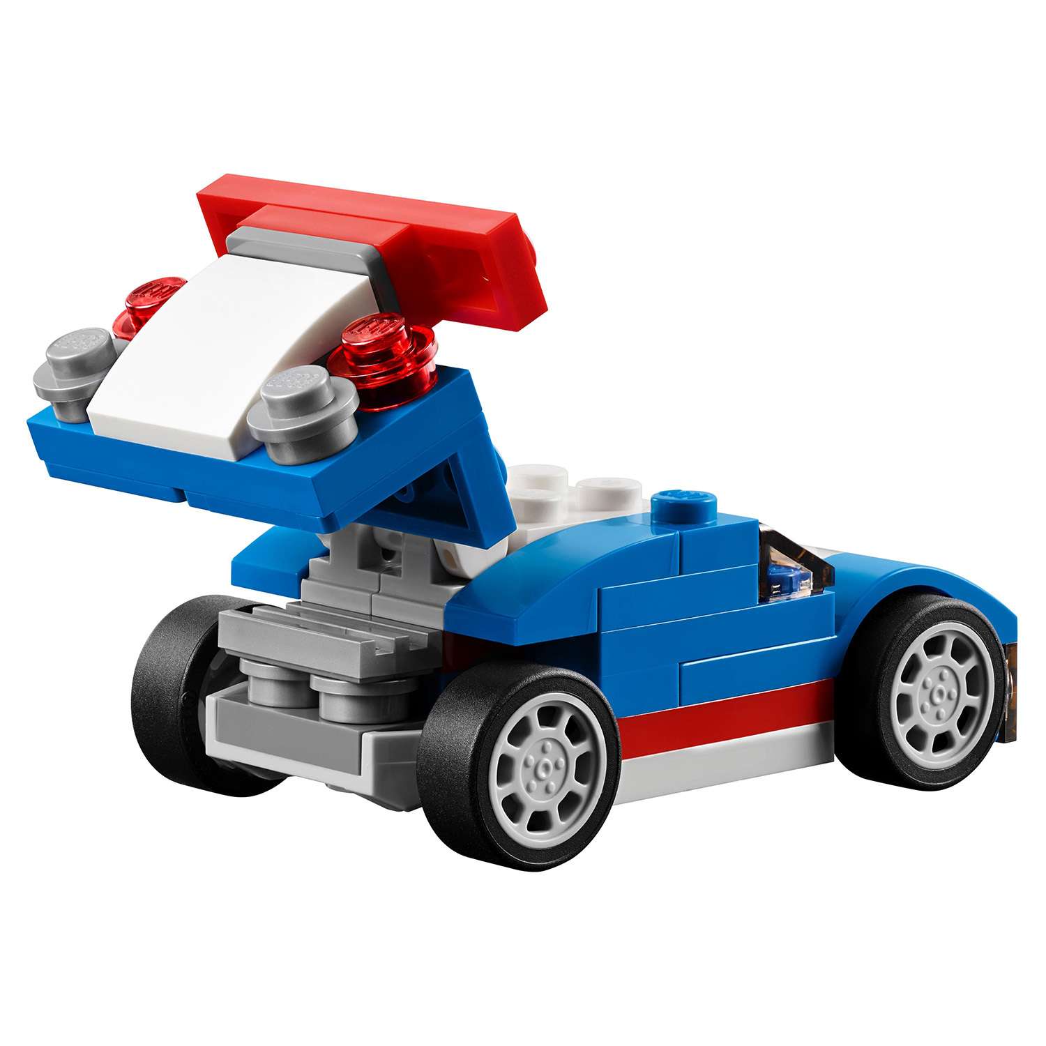 Конструктор LEGO Creator Синий гоночный автомобиль (31027) - фото 8
