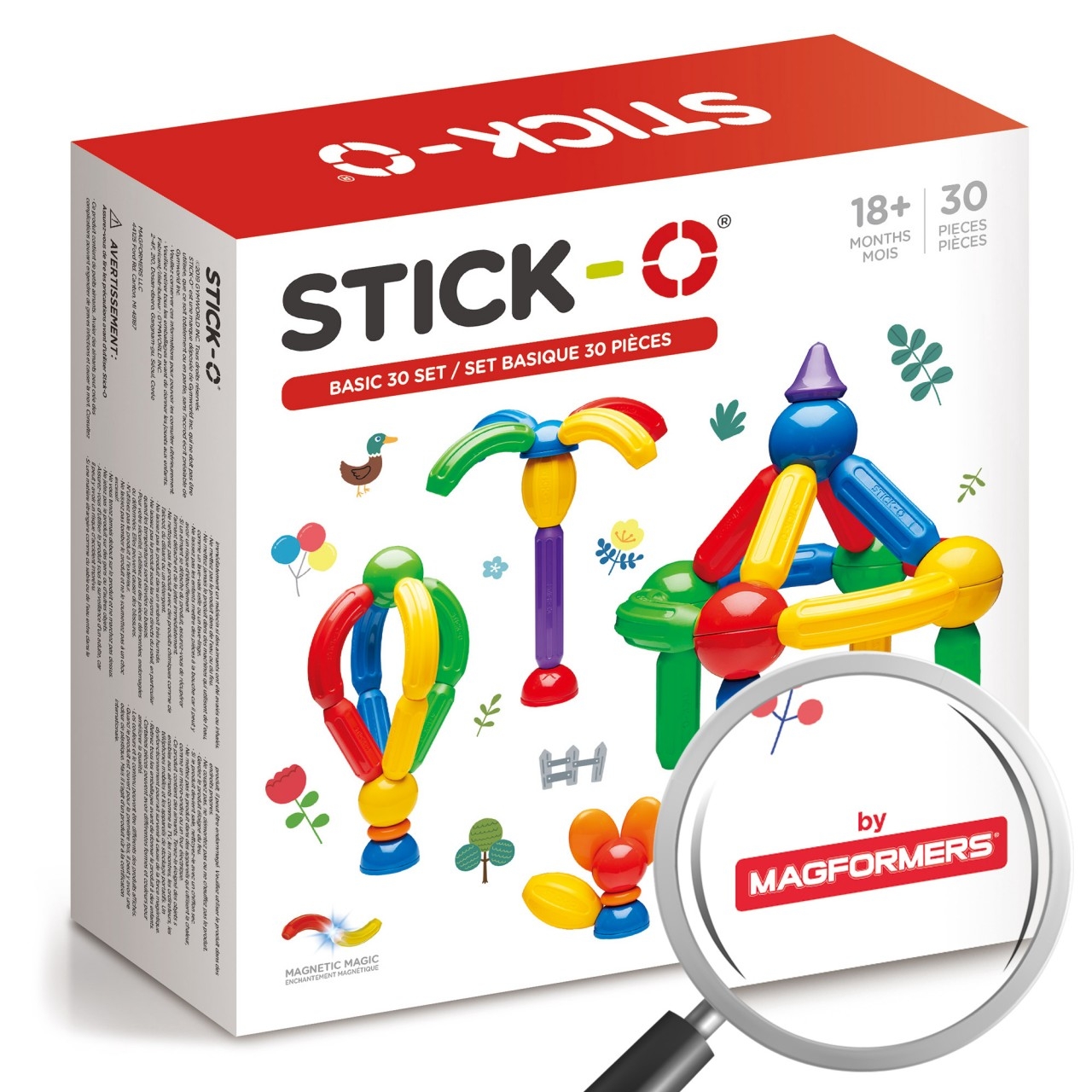 Конструктор STICK-O Basic Set 30 деталей - фото 18