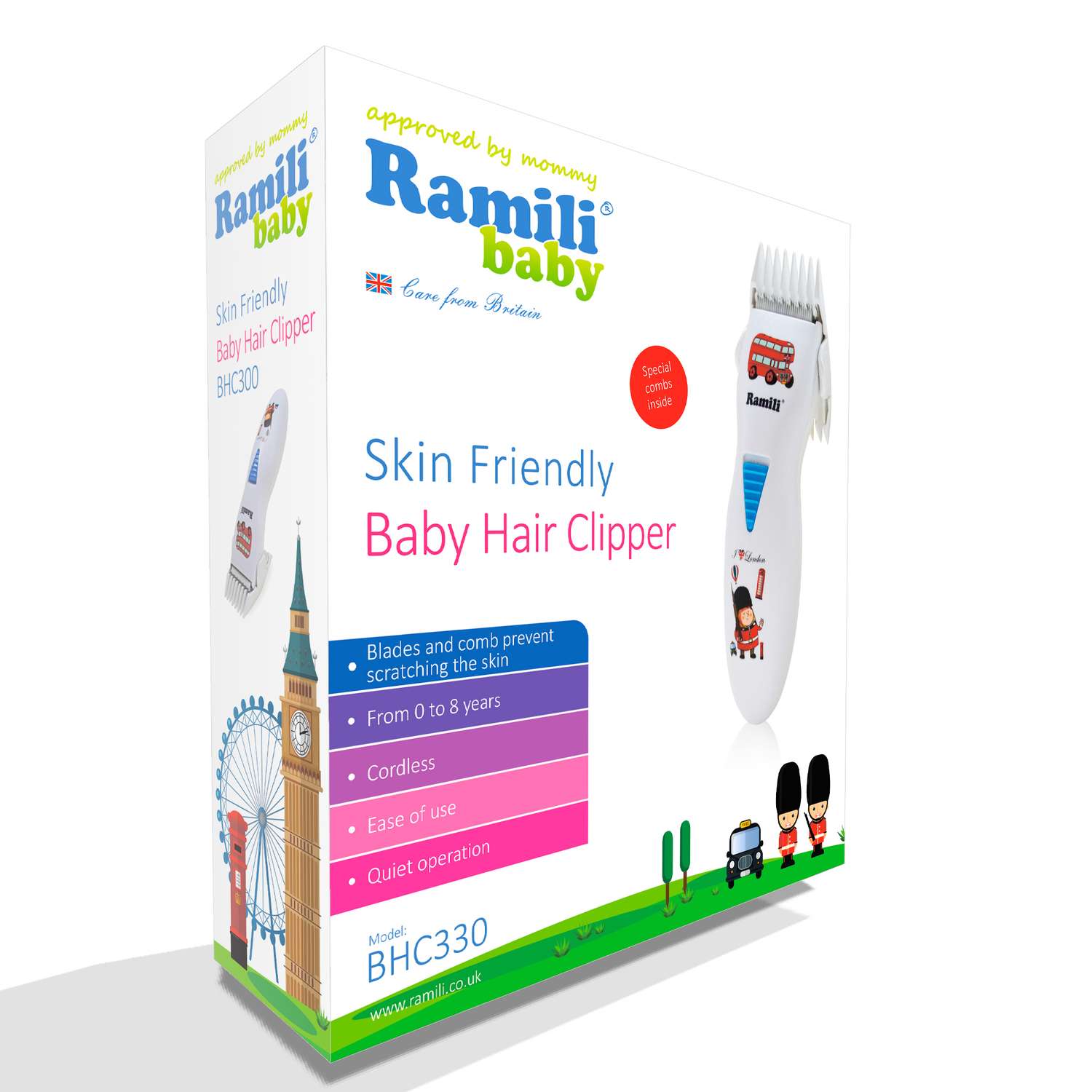Машинка для стрижки детских волос Ramili Baby Hair Clipper BHC330 - фото 3