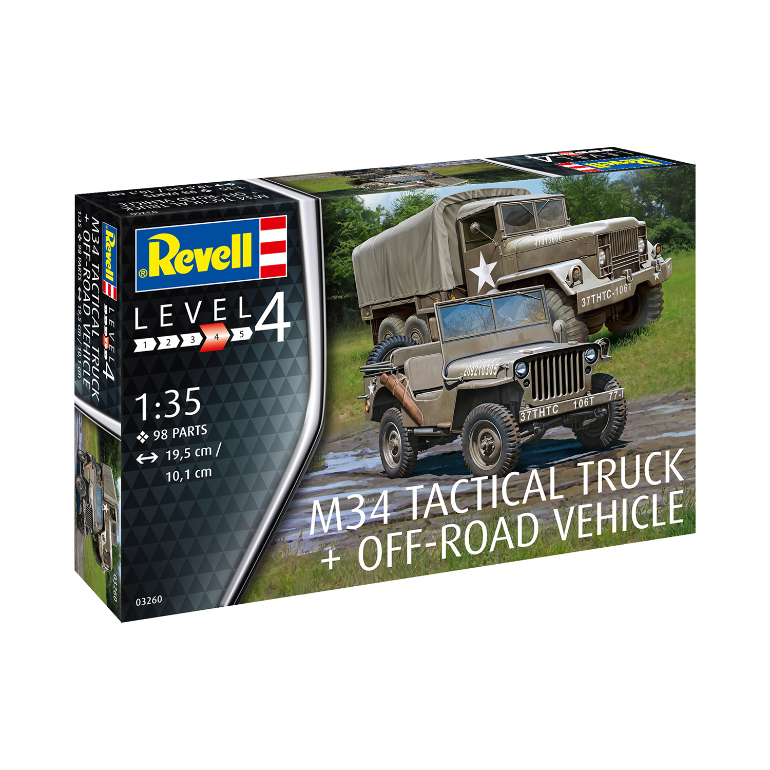 Набор Revell Тактический грузовик M34 и Внедорожник 03260 - фото 3