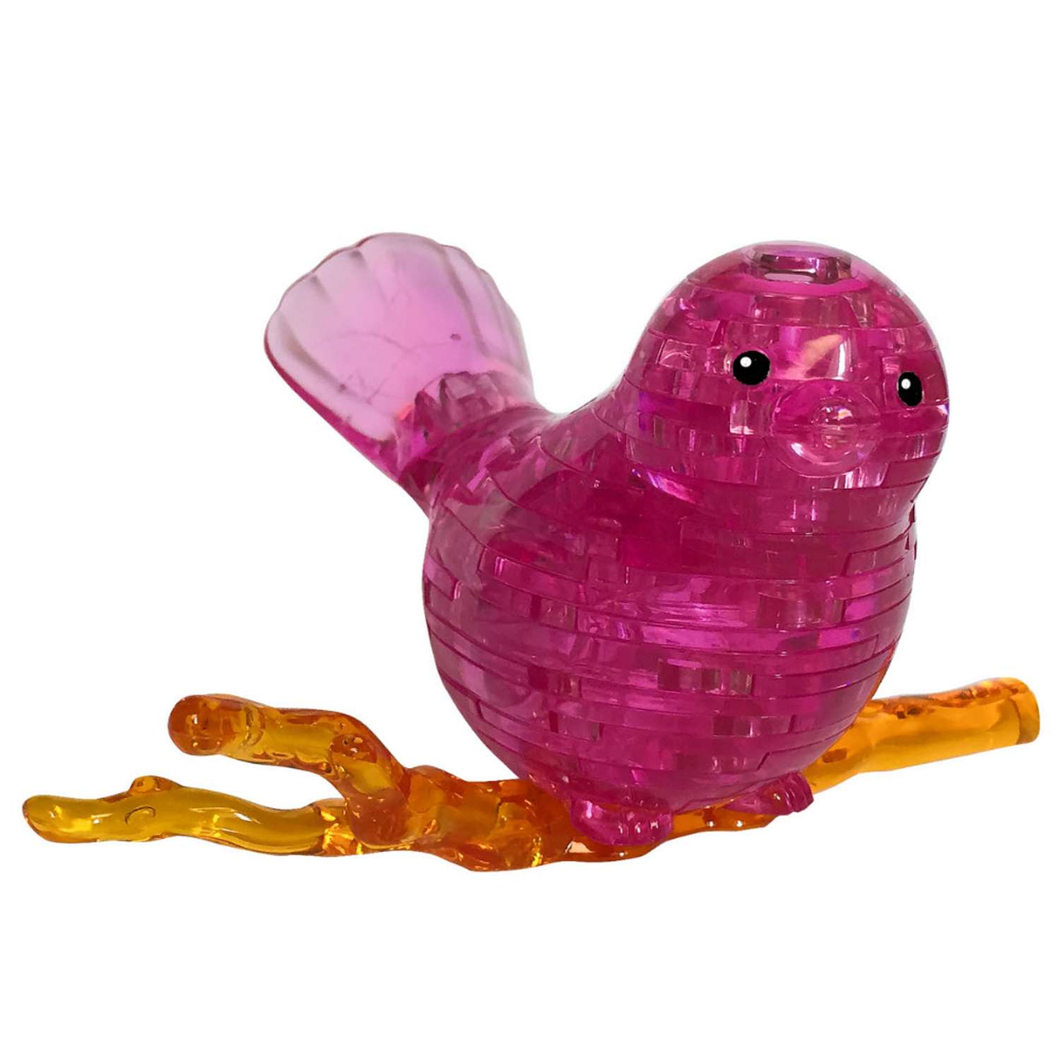 3D Пазл Hobby Day Магический кристалл Птичка на ветке фиолетовая - фото 2