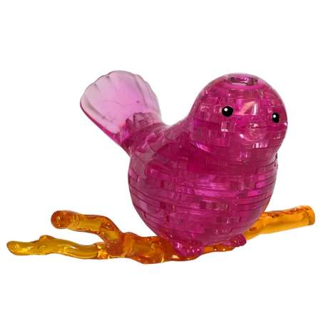 3D Пазл Hobby Day Магический кристалл Птичка на ветке фиолетовая
