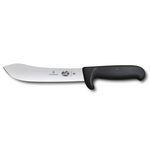 Нож кухонный Victorinox Butchers knife 5.7403.18 стальной разделочный лезвие 180 мм прямая заточка черный
