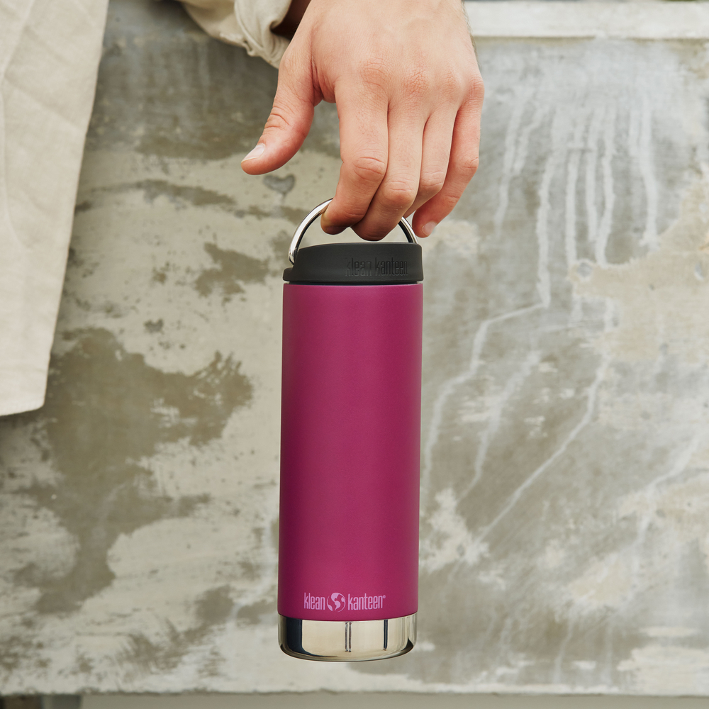 Термокружка Klean Kanteen TKWide Cafe Cap 16oz Purple Potion 473 мл - фото 7