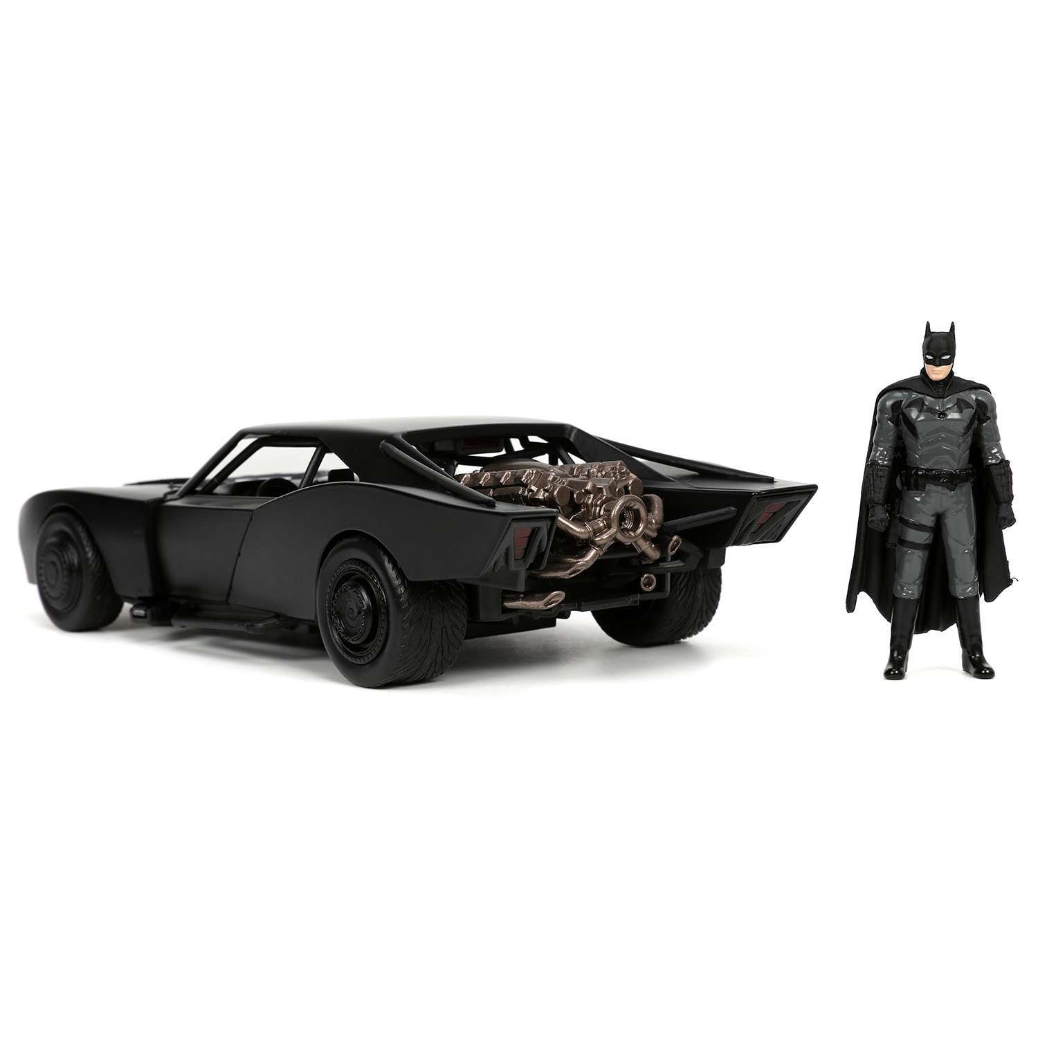 Автомобиль Jada Batmobile with Batman 1:24 черный ТоуR64 - фото 10