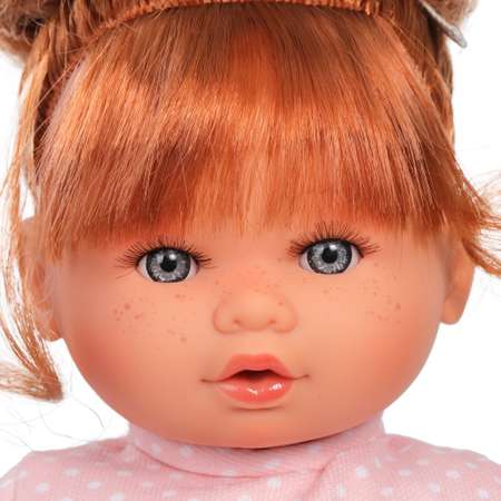Кукла озвученная Antonio Juan Реборн Ава в сером 30 см плачет мягконабивная