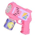 Генератор мыльных пузырей Panawealth International Пистолет с подсветкой цвет розовый