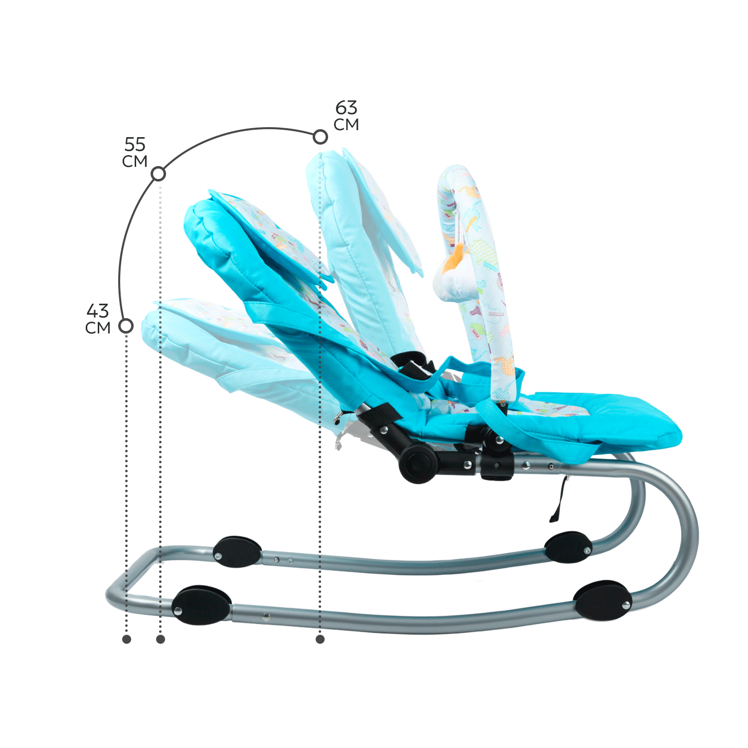 Шезлонг Babyton Sweety Blue - фото 11
