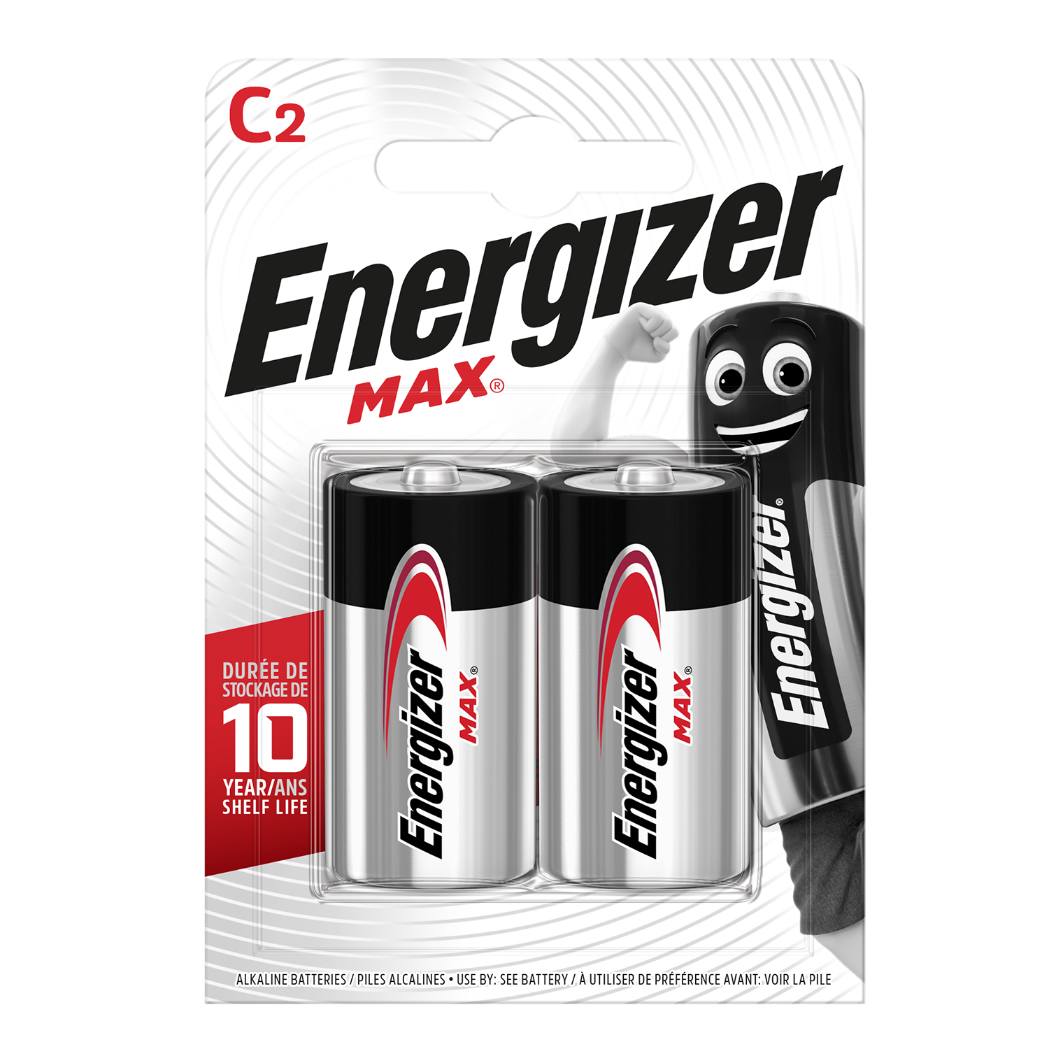 Батарейки ENERGIZER MAX C/LR14 2 шт щелочные - фото 1