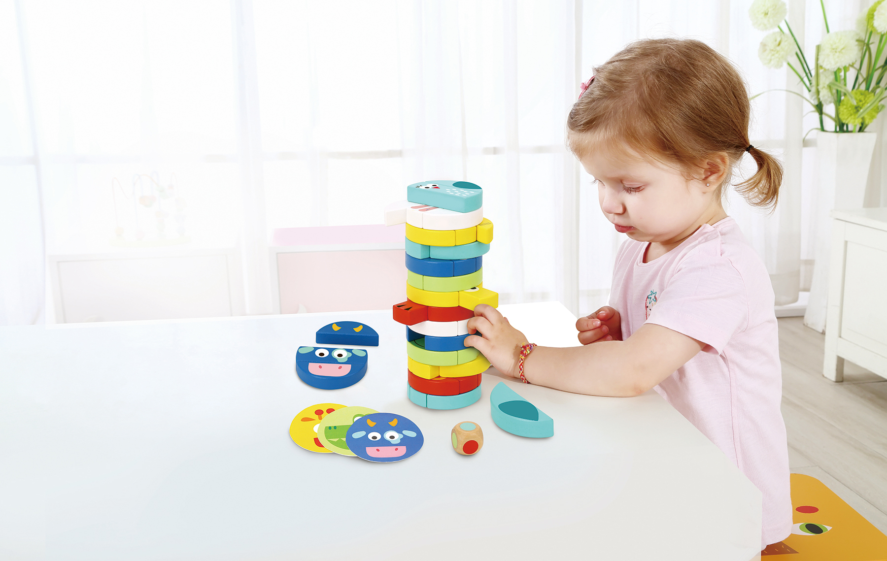 Tooky Toy Co Stacking Game Animals 1pc