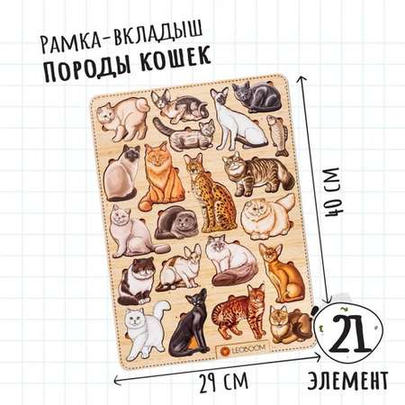 Рамки-вкладыши Smile Decor породы кошек