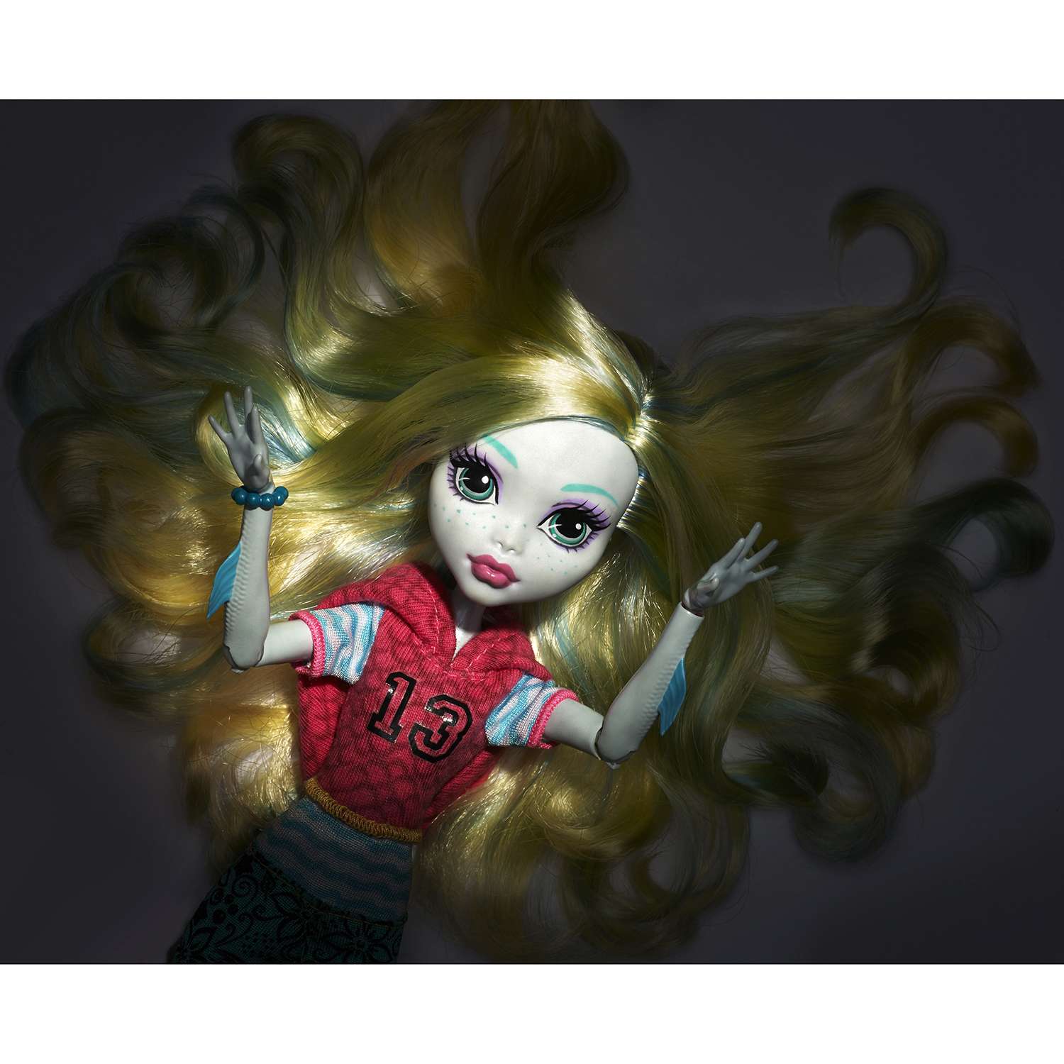 Кукла Monster High Monster High В модном наряде Лагуна Блю DVH25 DNW97 - фото 9