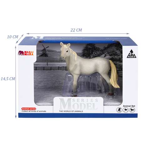 Игрушка фигурка Masai Mara Лошадь белая Мир лошадей MM214-336