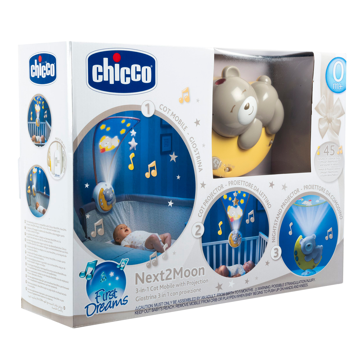 Мобиль Chicco Next2 Moon Бежевый - фото 3