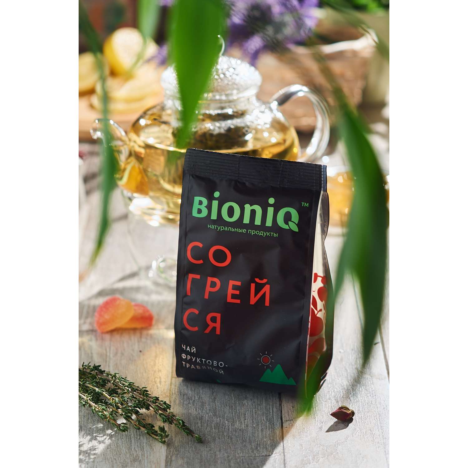 Чай фруктово-травяной Bioniq Согрейся 50 гр - фото 2