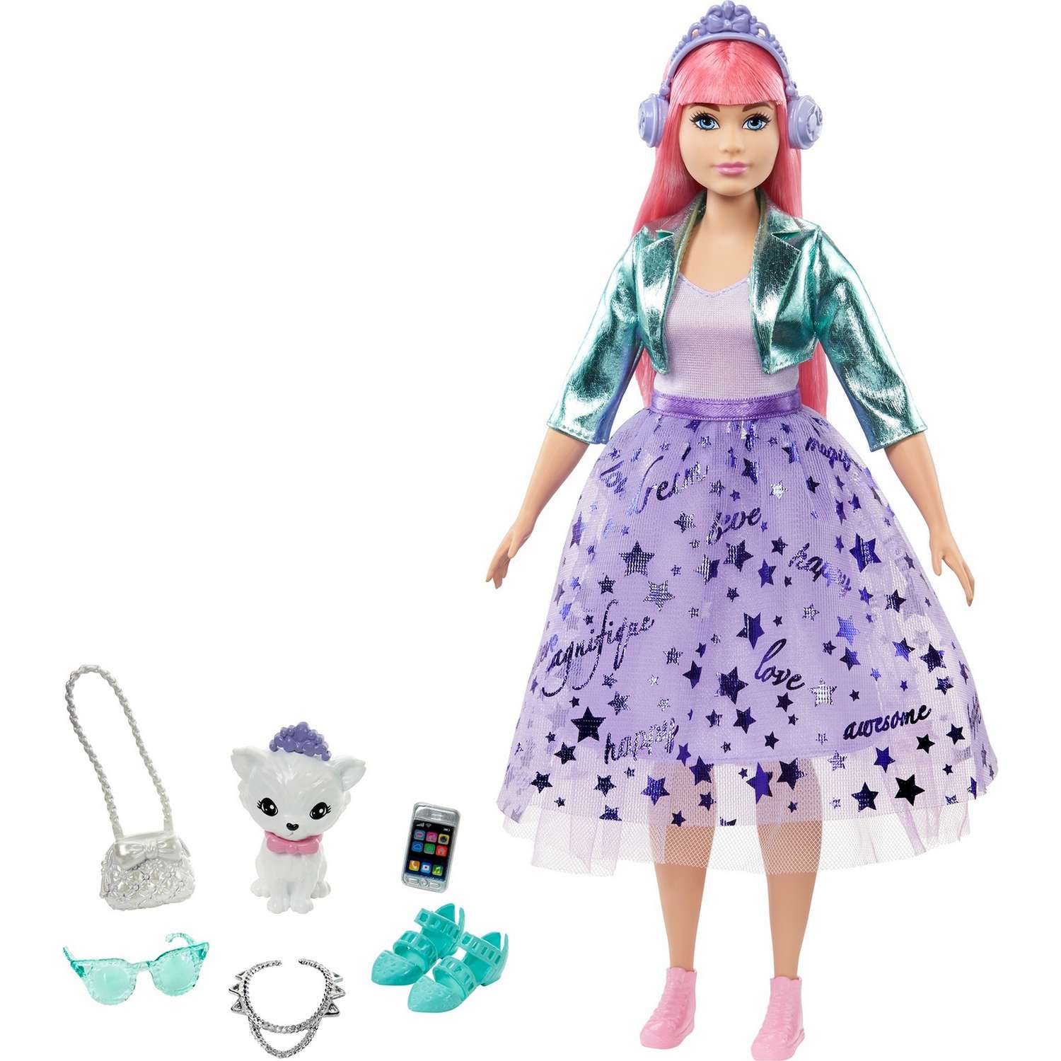 Кукла Barbie Семья Приключения принцессы Нарядная принцесса 2 GML77 GML75 - фото 1