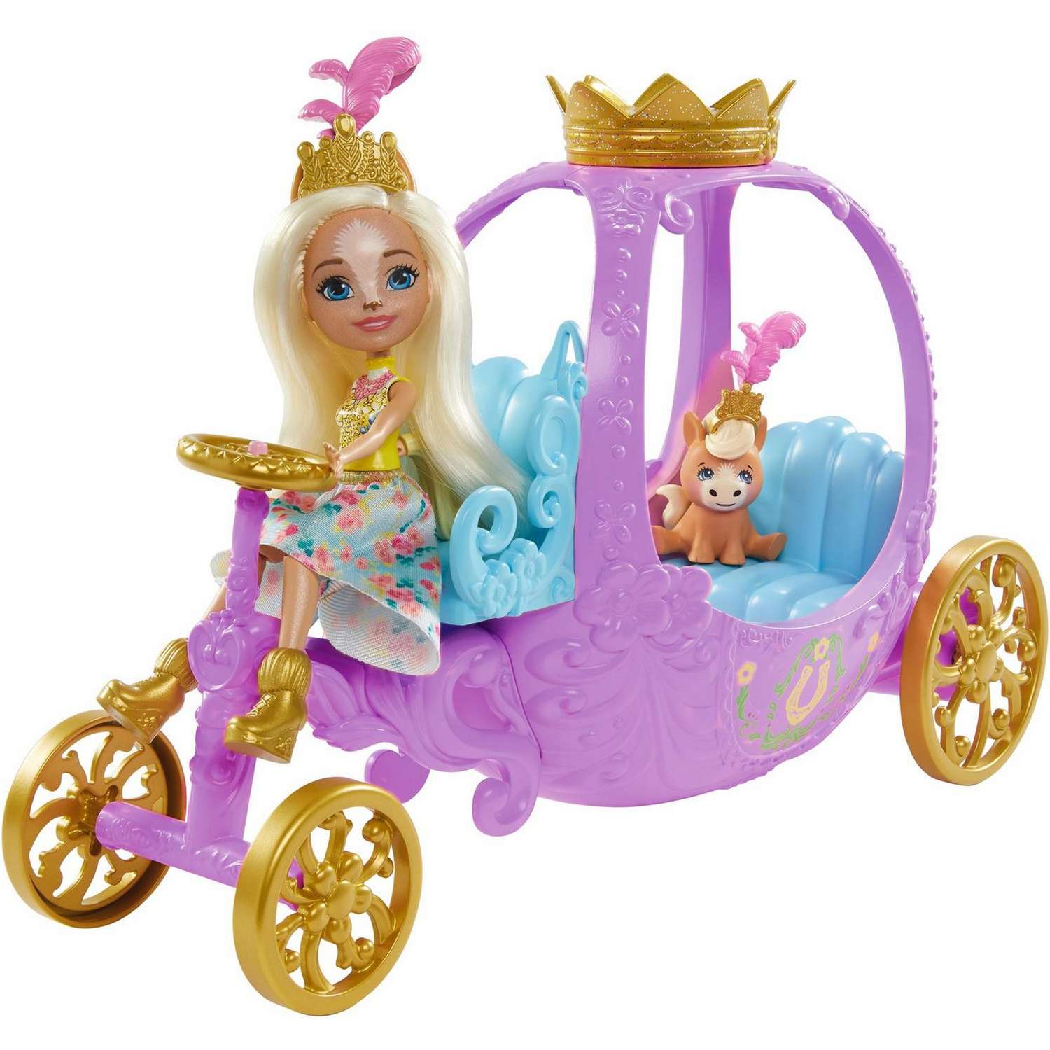 Набор игровой Enchantimals Королевская карета с куклой и аксессуарами GYJ16 GYJ16 - фото 6