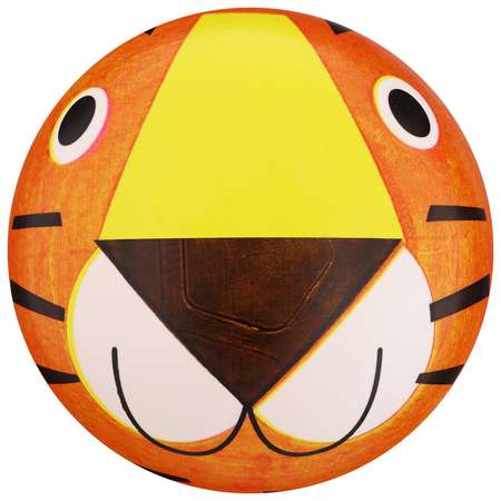 Мяч Zabiaka детский «Тигренок». d=22 см. 50 г. цвет оранжевый