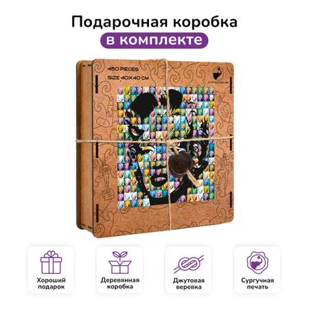 Пазл фигурный деревянный Active Puzzles Мэрилин Монро