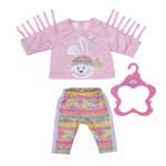 Набор одежды для куклы Zapf Creation Baby Born Кофточка с милым зайчиком и штанишки