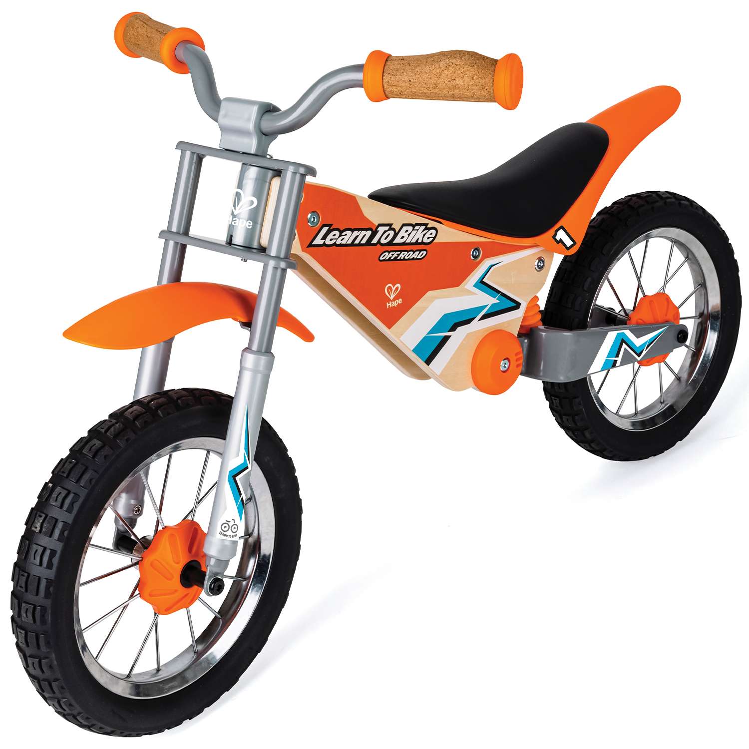 Беговел для детей HAPE learn to Ride оранжевый E1092_HP - фото 8
