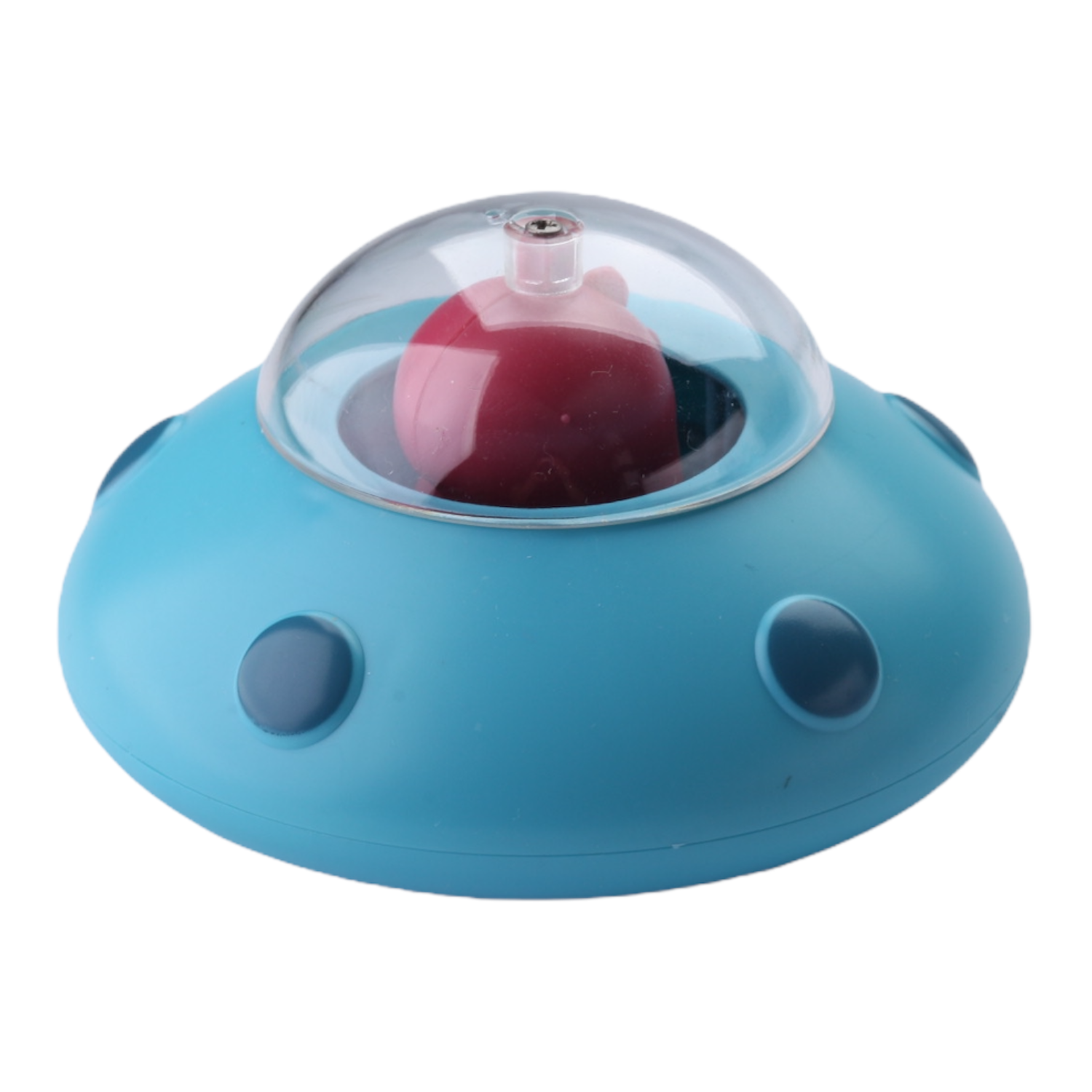 Игрушка для купания Kribly Boo Дино НЛО 101391 голубой с функцией брызгалки - фото 1