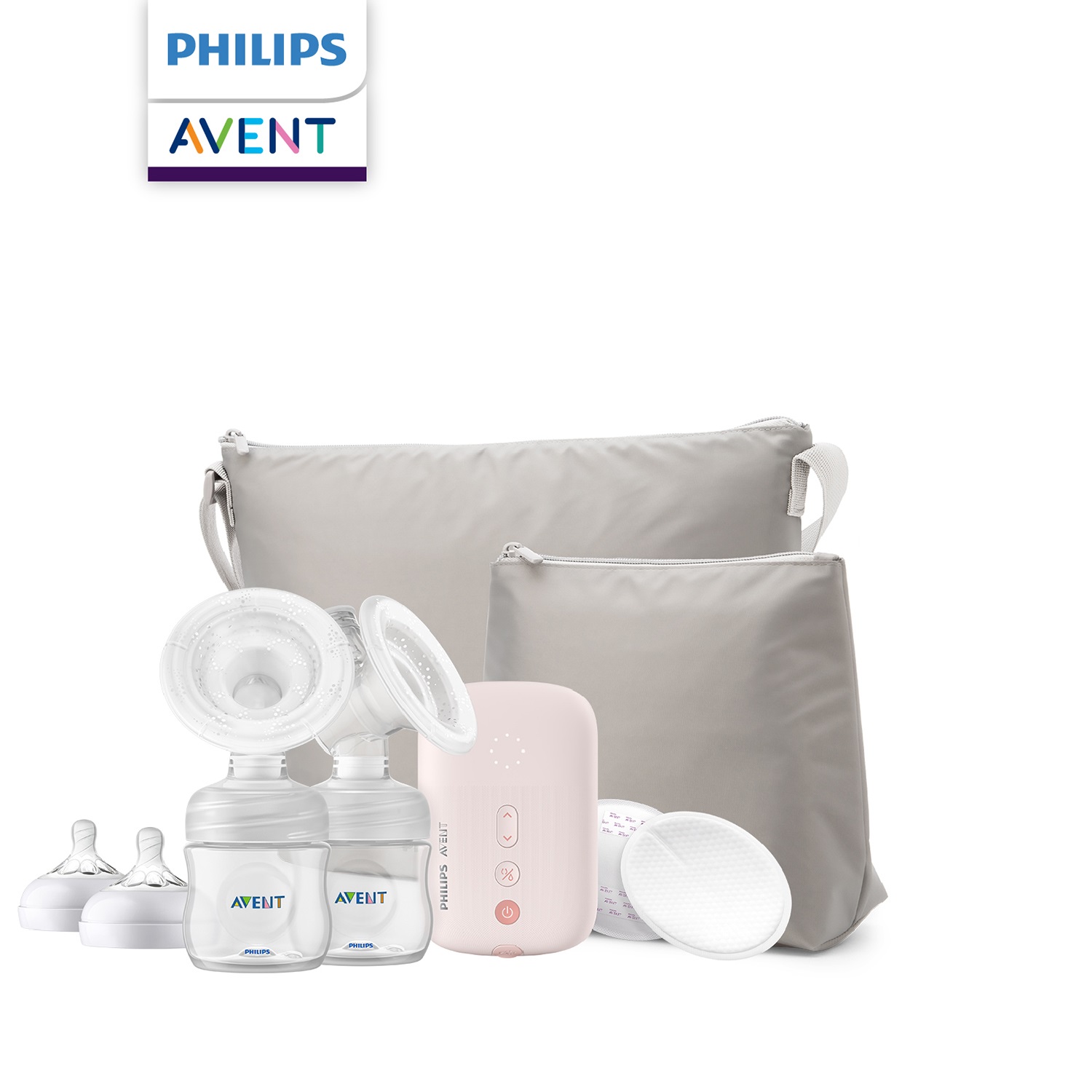 Молокоотсос Philips Avent двойной электронный SCF393/11 - фото 1