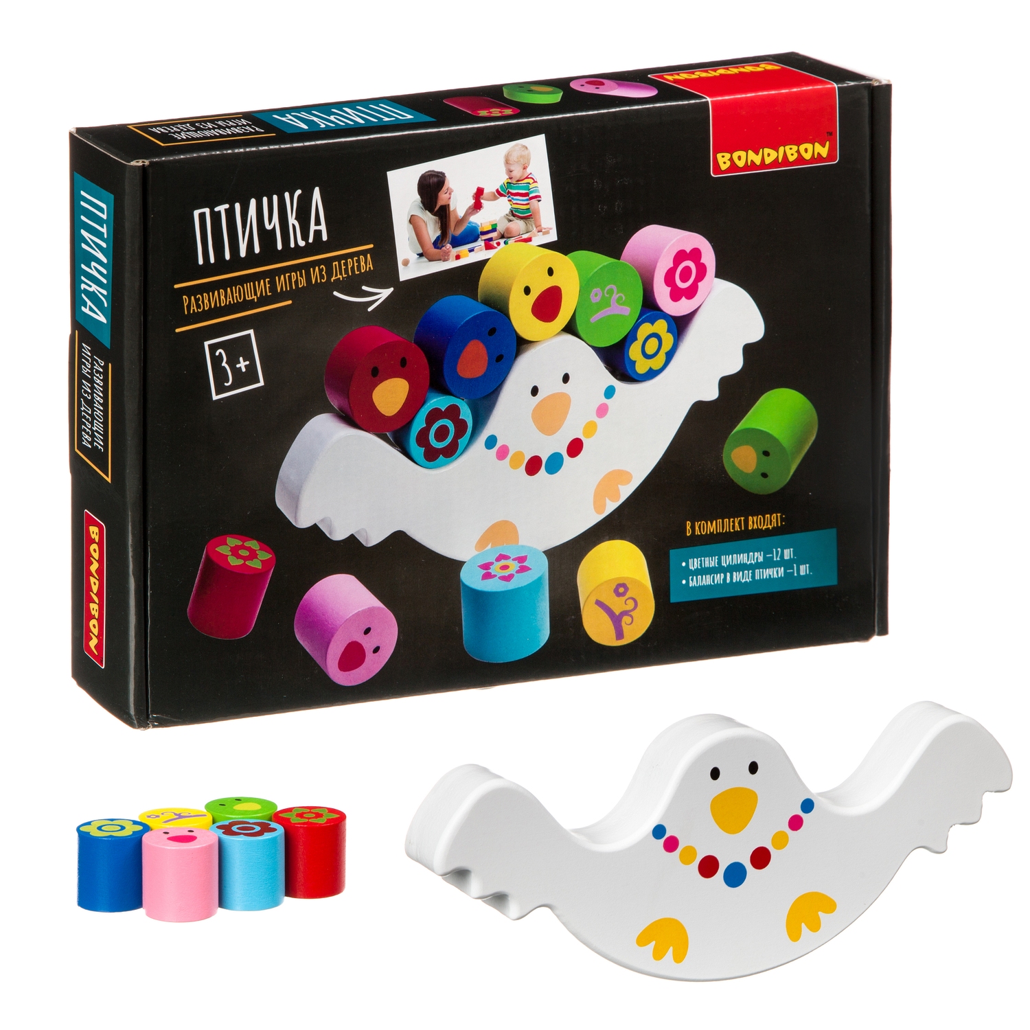 Настольная игра Bondibon Птичка деревянная игра - фото 8