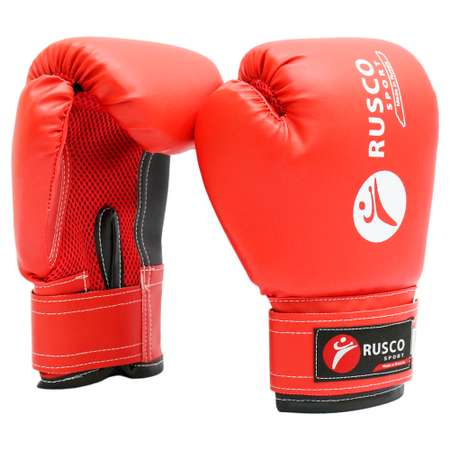 Перчатки боксерские RuscoSport красные 6 унц