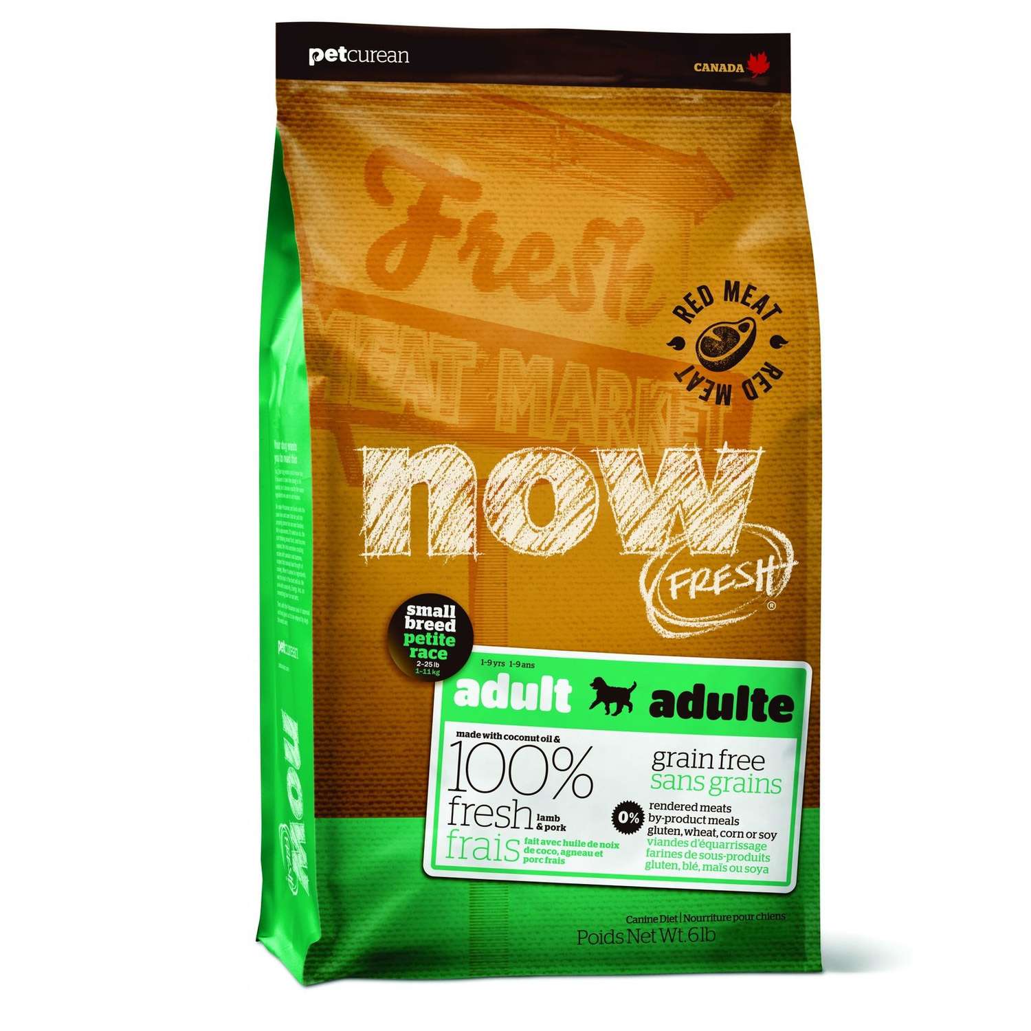 Корм для собак Now Fresh 5,44кг беззерновой с ягненком и овощами сухой - фото 1