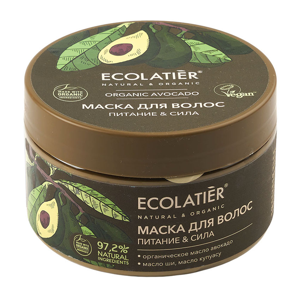 Маска для волос Ecolatier Питание и Сила 250 мл - фото 1