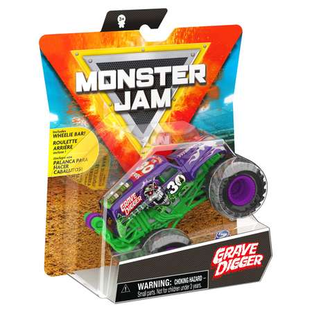 Машинка Monster Jam 1:64 Grave Digger Purple 6060863