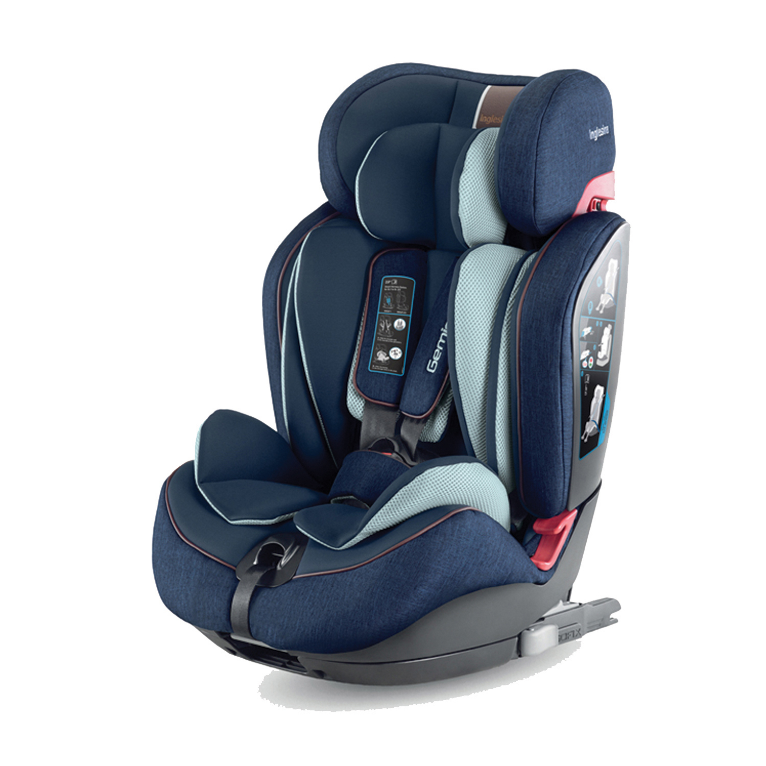 Автокресло Inglesina Gemino 123 I-Fix Navy - фото 1