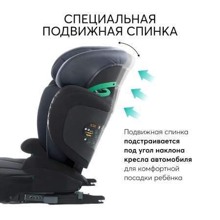 Автокресло Happy Baby NEXTER 100-150 см темно-синий