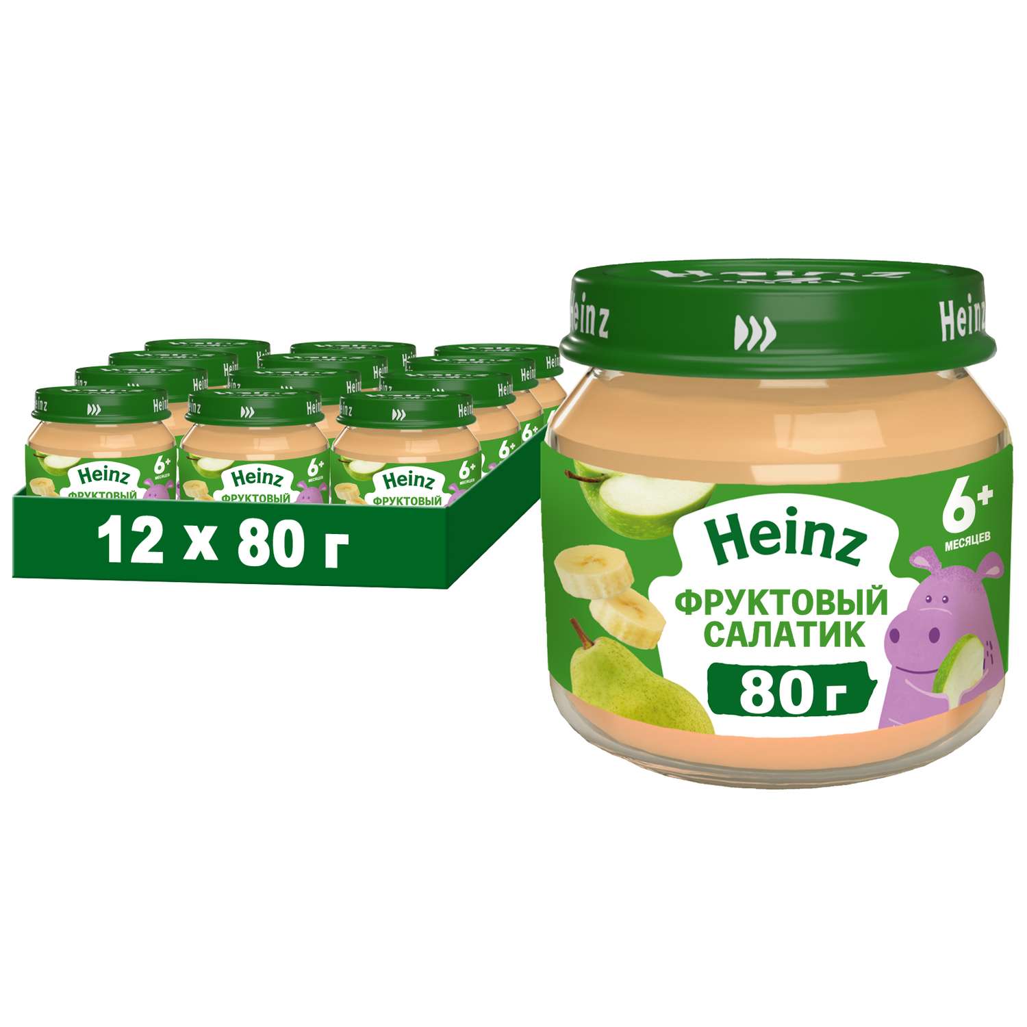Пюре Heinz фруктовый салатик 80г с 6месяцев - фото 11