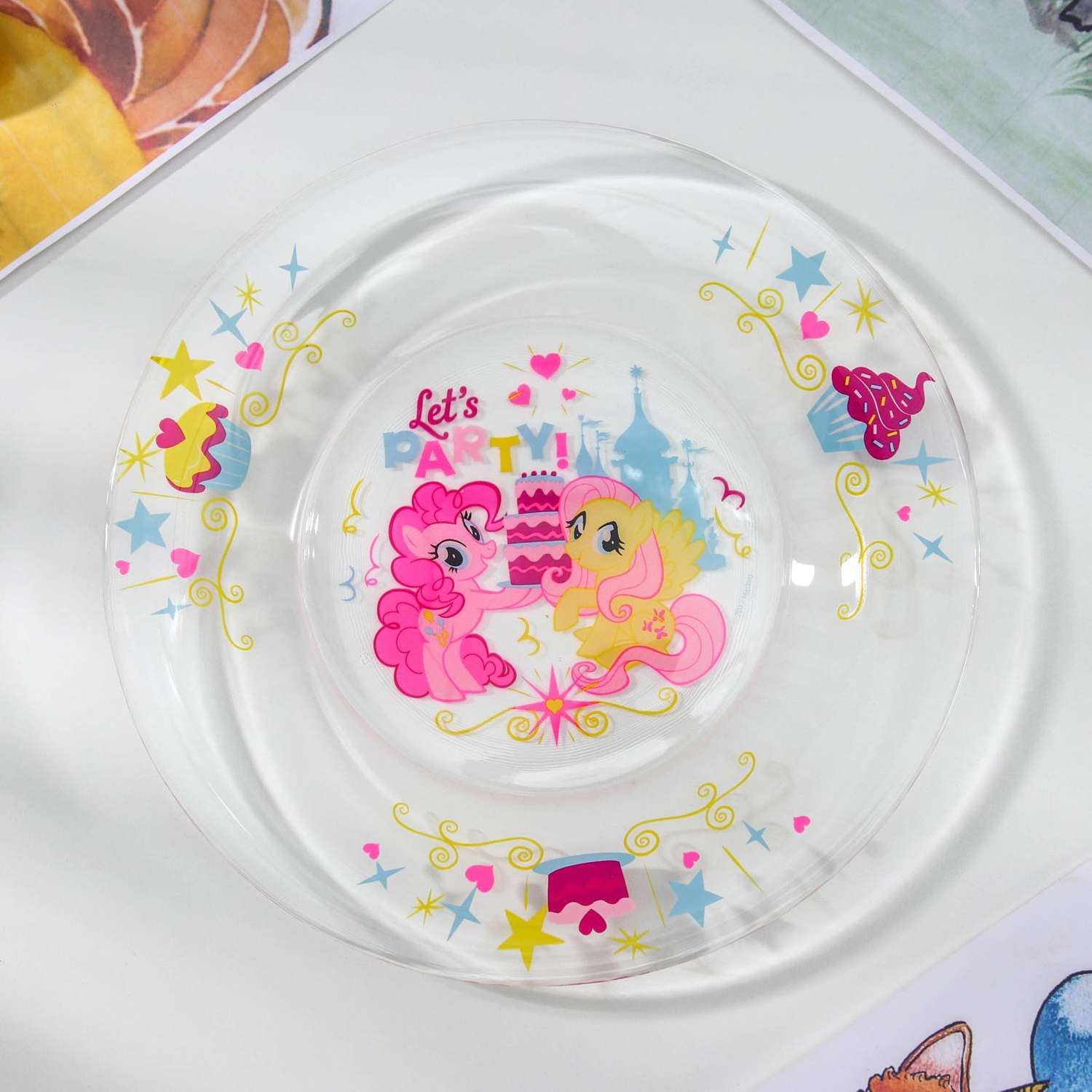 Набор посуды детский Hasbro My Little Pony кружка салатник тарелка в подарочной упаковке - фото 2