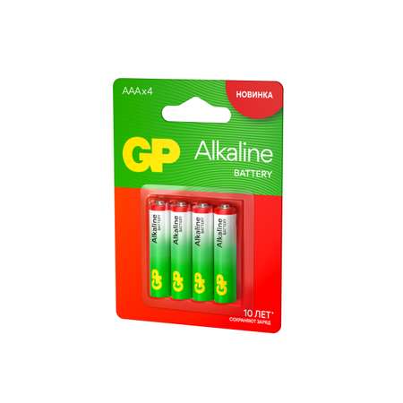 Батарейки алкалиновые GP ААA 4шт GP24ARA21-2CRSBC4