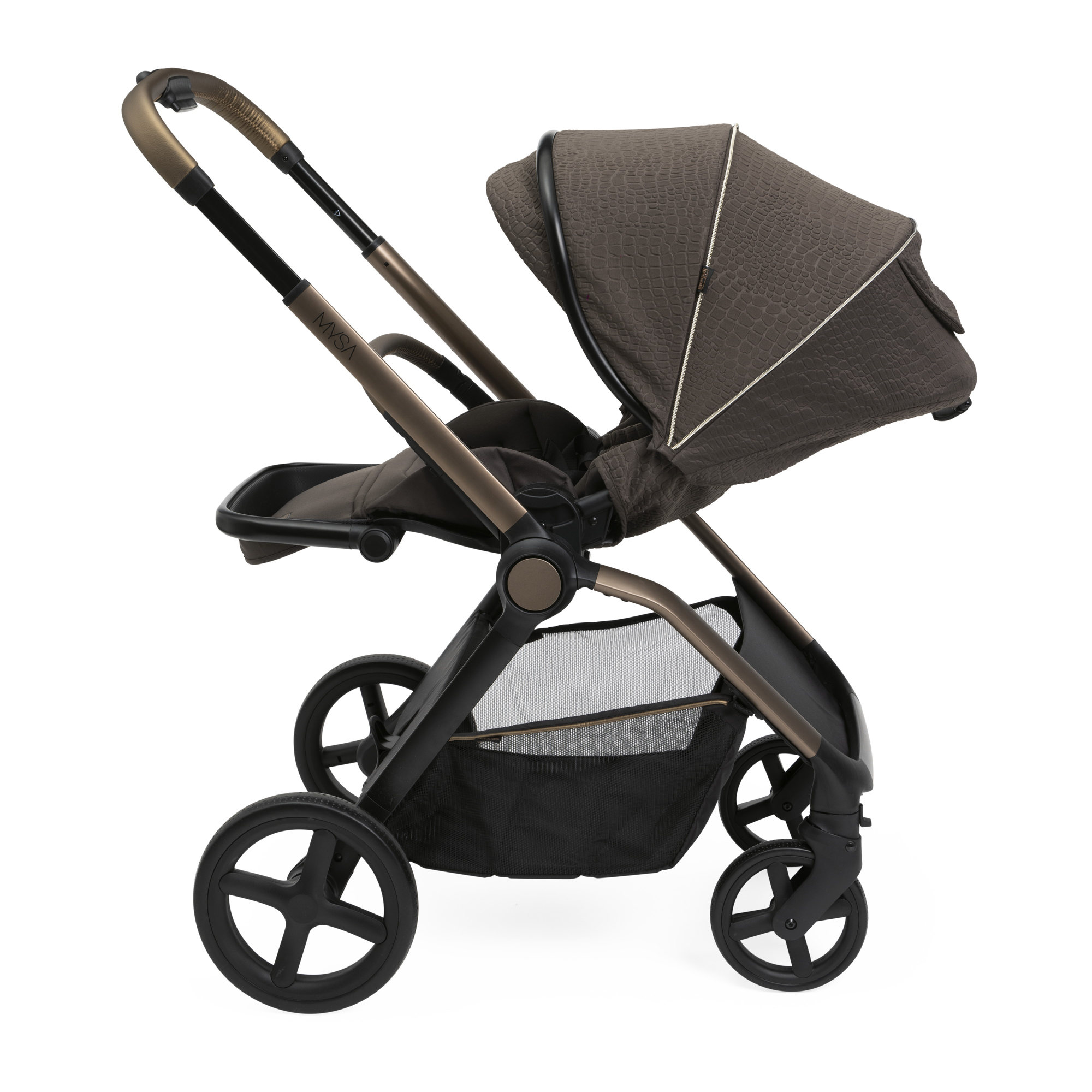 Коляска Chicco Mysa Stroller bronze lizard re lux - фото 5