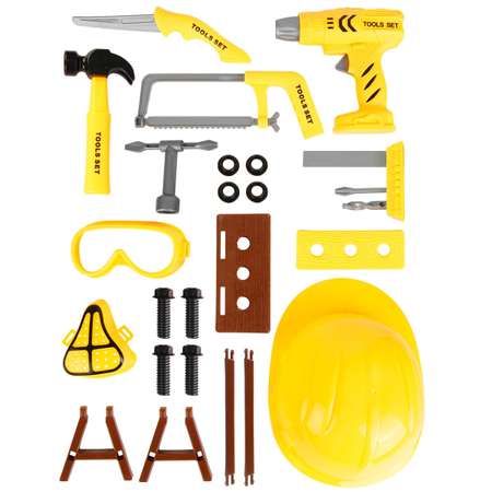 Игровой набор инструментов Altacto Строитель: плотник 19 предметов