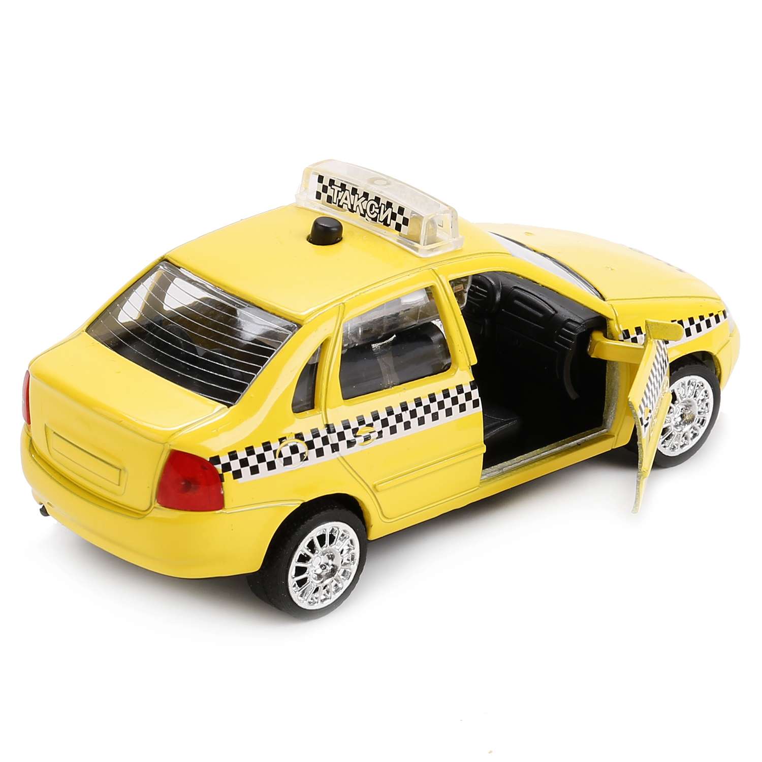 Машина Технопарк Лада Калина Такси инерционная CT1049WB-T (48) - фото 4