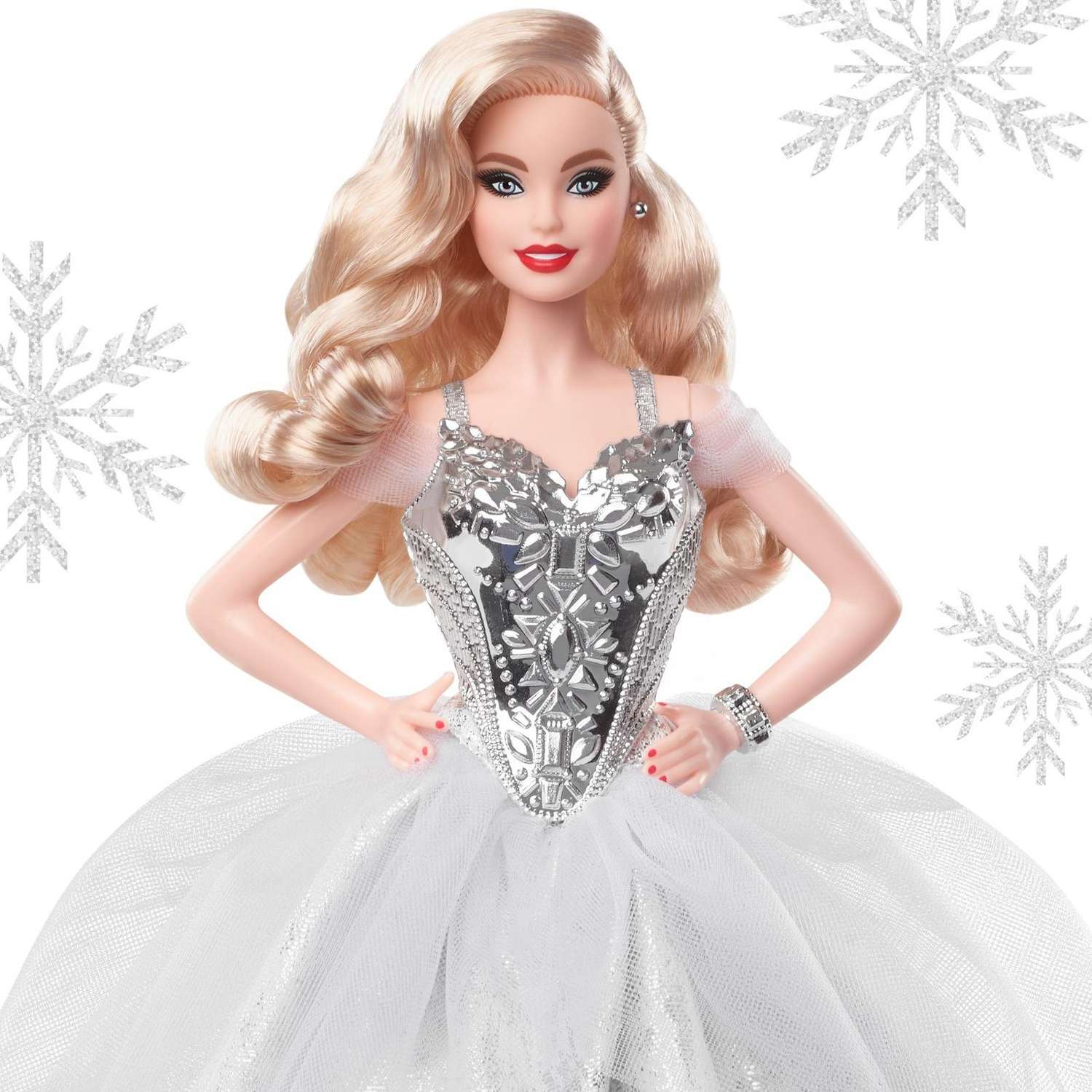 Кукла Barbie Праздник Блондинка в серебряном платье GXL21 GXL21 - фото 10