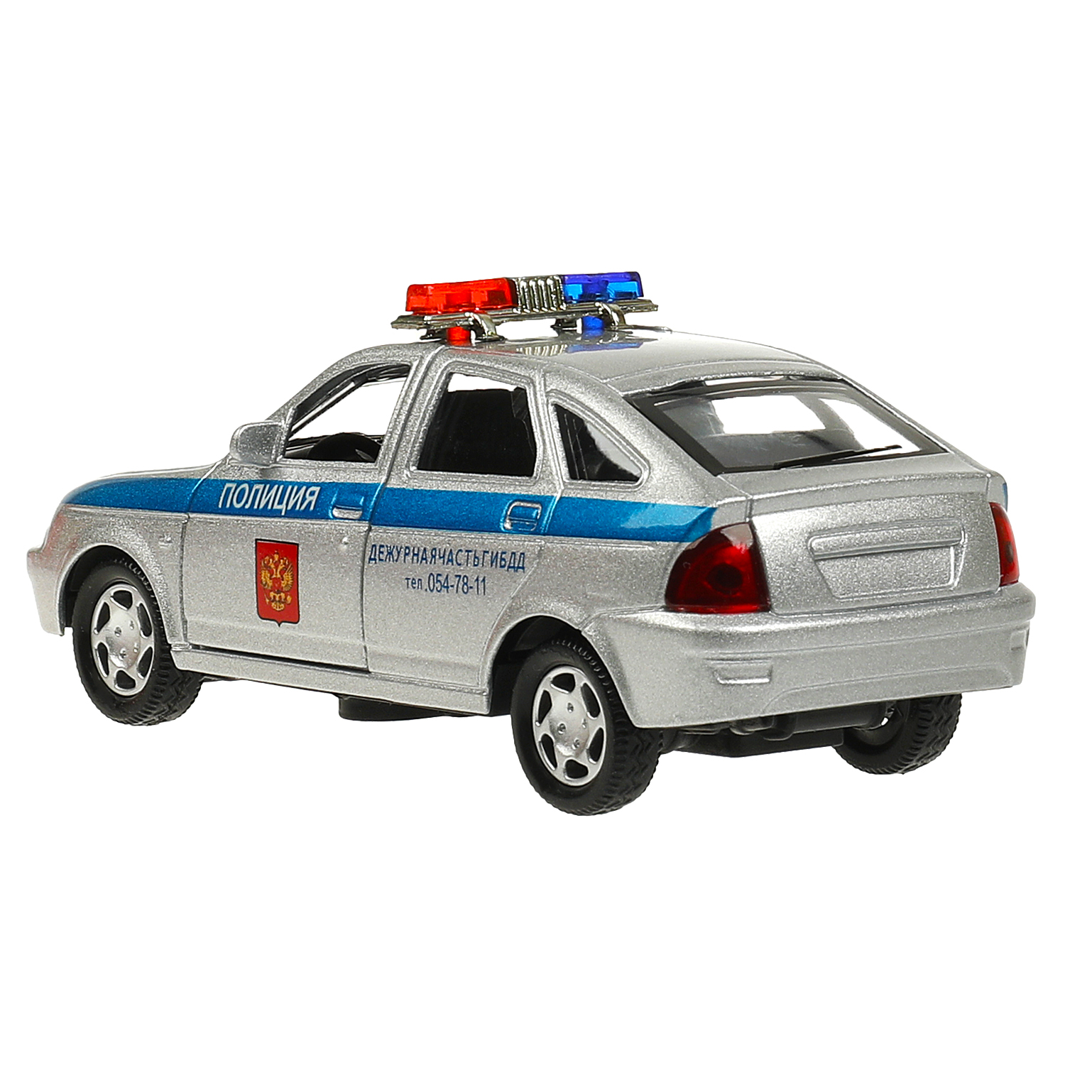 Машина Технопарк Lada priora Полиция 369123 369123 - фото 4