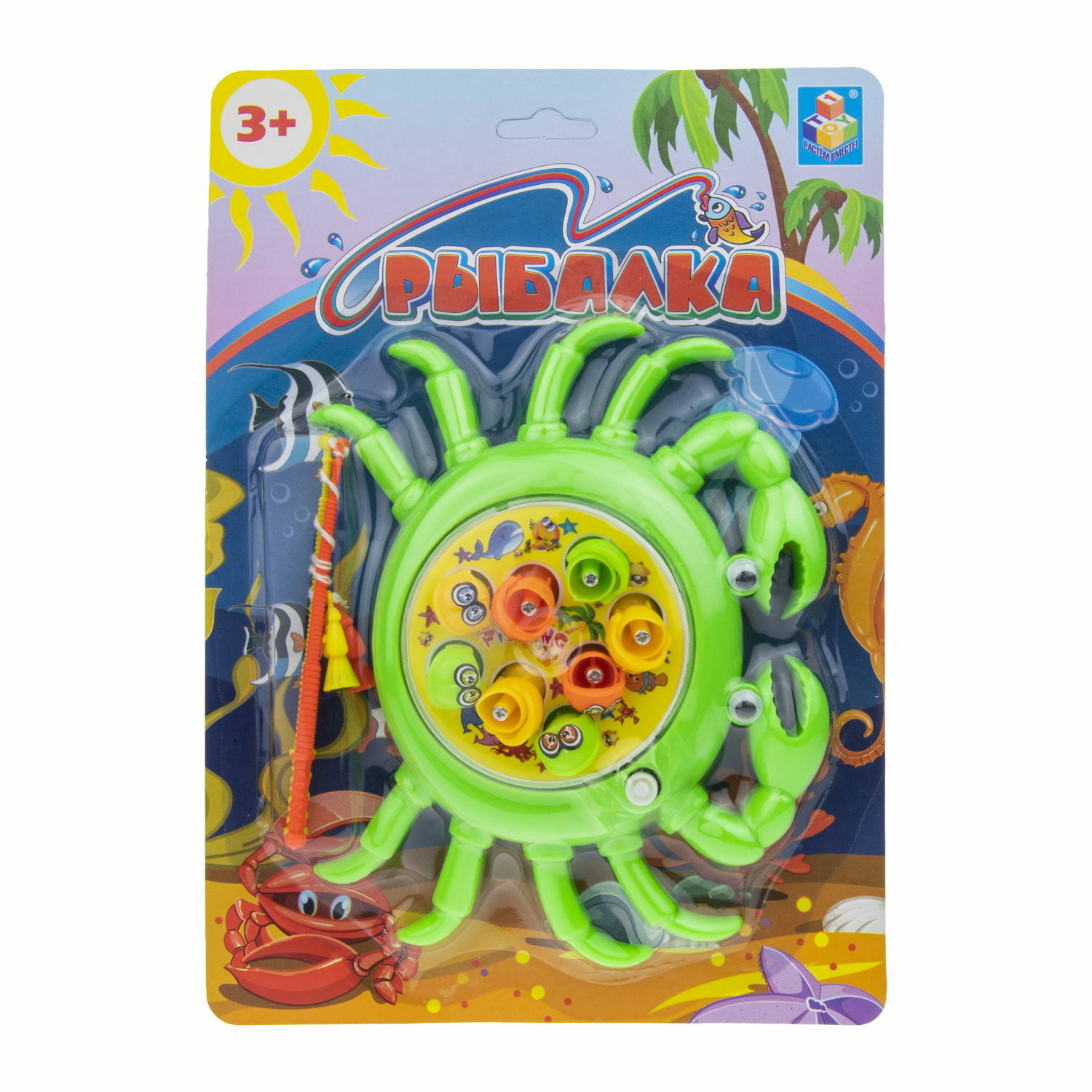 Игра настольная 1TOY Рыбалка механическая - фото 2