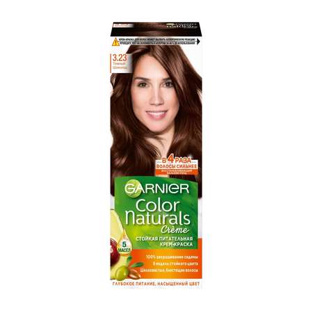 Крем-краска для волос Garnier Color Naturals оттенок 3.23 Темный шоколад