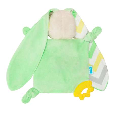 Игрушка-комфортер Мякиши с вишнёвыми косточками Зайка Яблочко для новорожденных подарок
