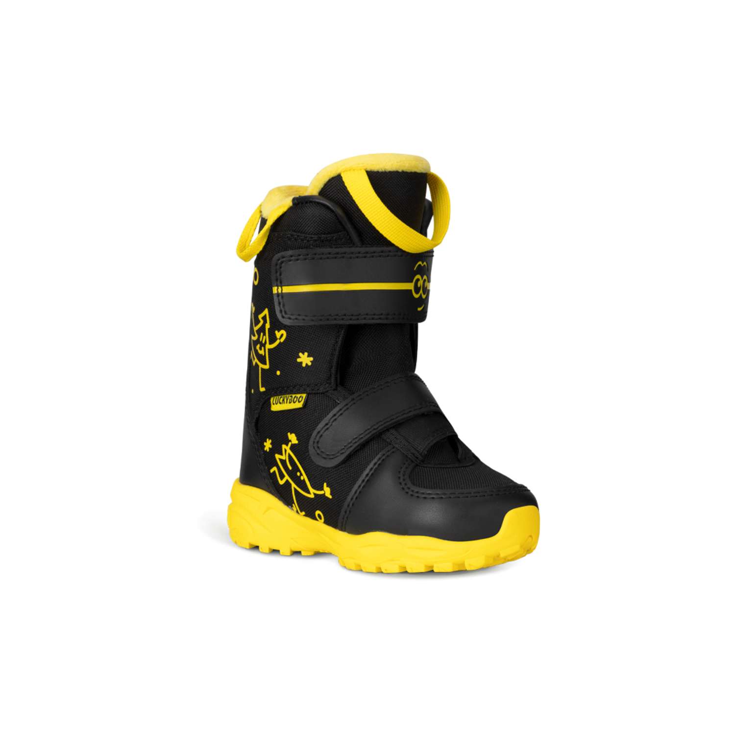 Ботинки для сноуборда Velcro Luckyboo 19cm - фото 1