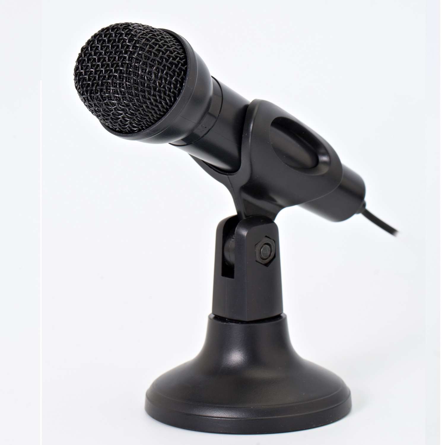 Микрофон компьютерный Perfeo M-4 черный кабель 1.8 м разъём 3.5 мм - фото 1