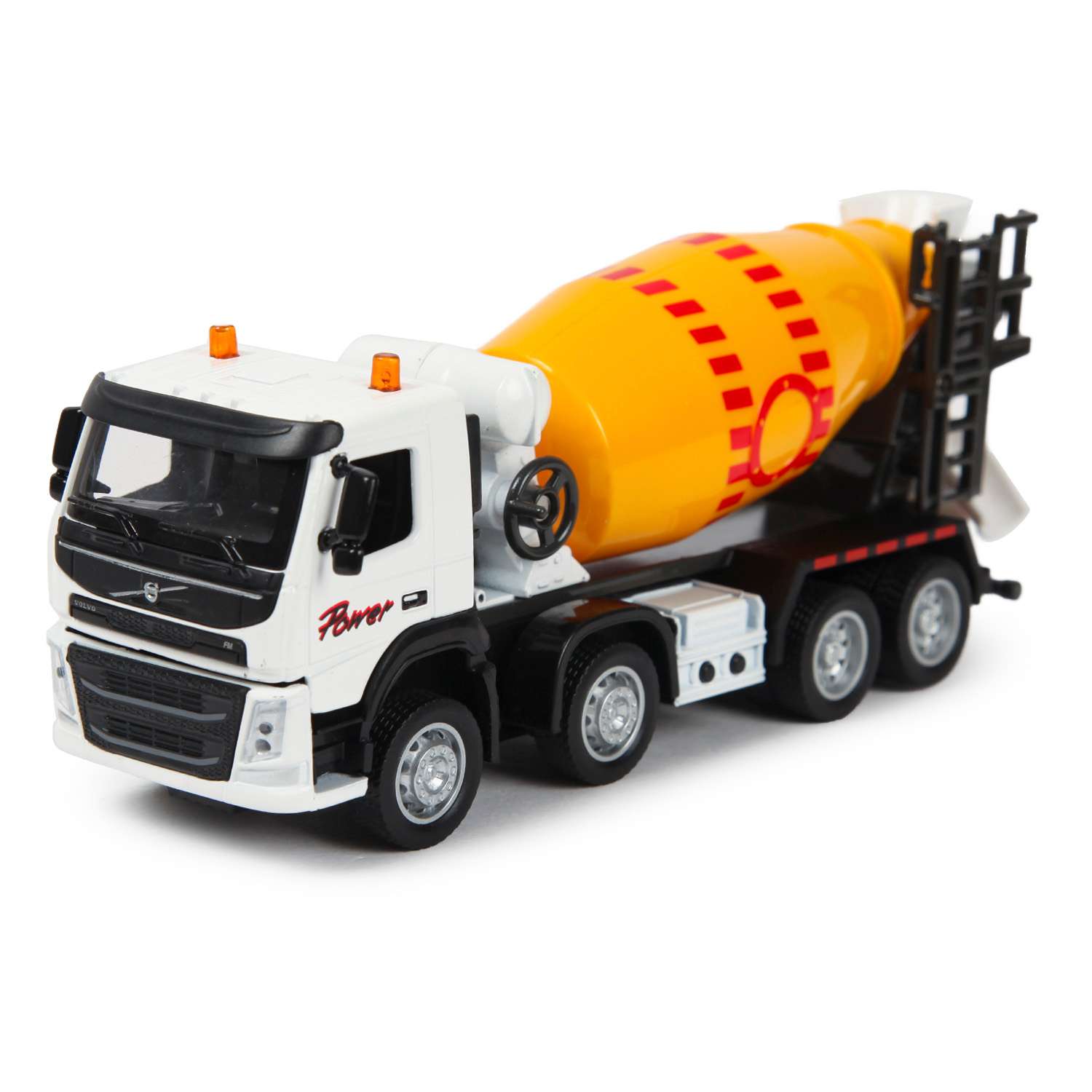 Машина MSZ 1:50 Volvo Cement Mixer Truck Желтая 68383 68383 - фото 1